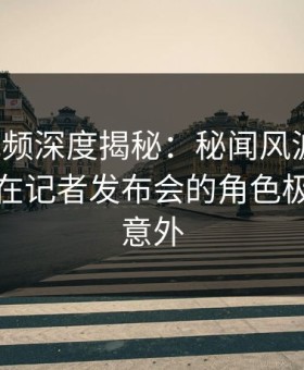 樱桃视频深度揭秘：秘闻风波背后，神秘人在记者发布会的角色极其令人意外