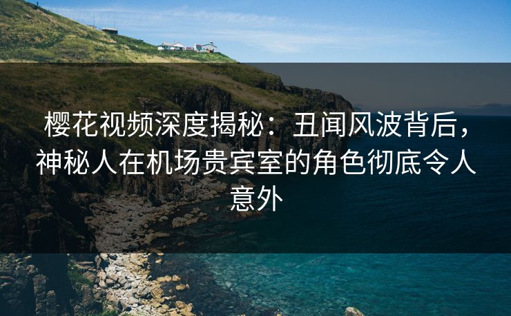 樱花视频深度揭秘：丑闻风波背后，神秘人在机场贵宾室的角色彻底令人意外